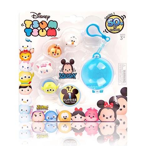 Tsum Tsum Pack of 5 Mystery Mini Figures With Key Chain £7.99